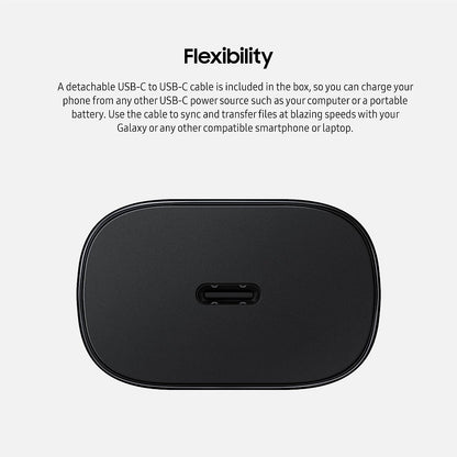 SAMSUNG 25W USB-C Super Fast Charging Wall Charger - Black